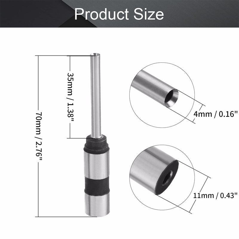 Utoolmart أداة Utoolmart مثقاب ورق 4 مم، أداة بت مجوفة ذات عمود مستقيم، لآلة ثقب الثقوب 2 قطعة - Image 2